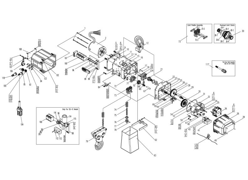 SS-3C 5 Ton Chain Hoist