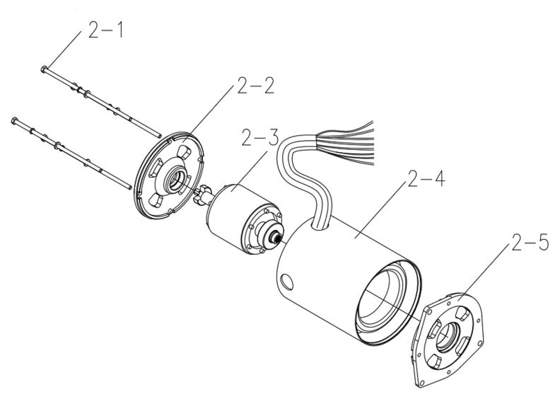 SS-3C 5 Ton Motor Assembly 