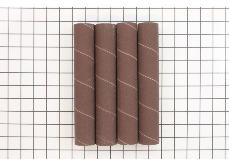 JET — Sanding Sleeves, 1-1/2 x 9 in, 150 Grit, Pack of 4