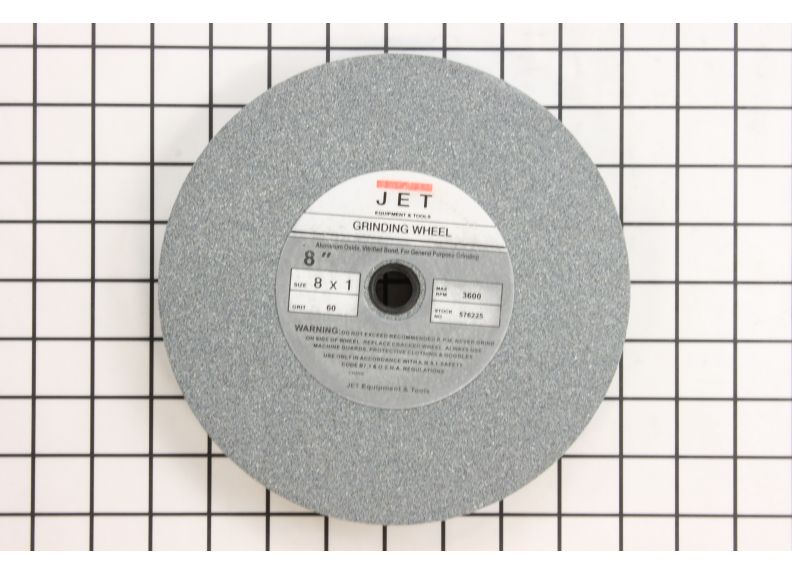 JET — Grinding Wheel, 8 x 1 in A60 for JET grinders