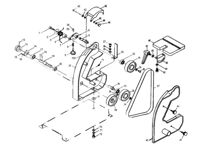 J-4002 Belt Parts