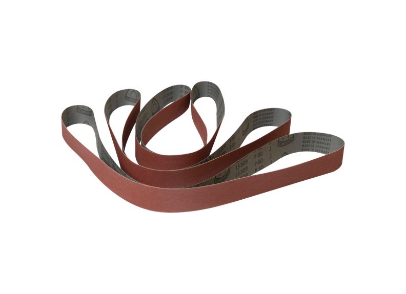 Aluminum Oxide Sanding Belts, 2" x 72", 180 Grit (3-Pack)