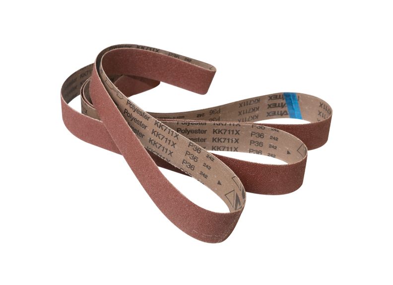 Aluminum Oxide Sanding Belts, 2" x 48", 80 Grit (3-Pack)