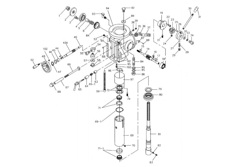  JVM-836-1 Head Assembly
