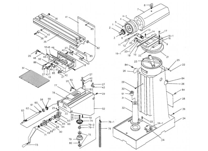 JVM-836-1 Base Assembly