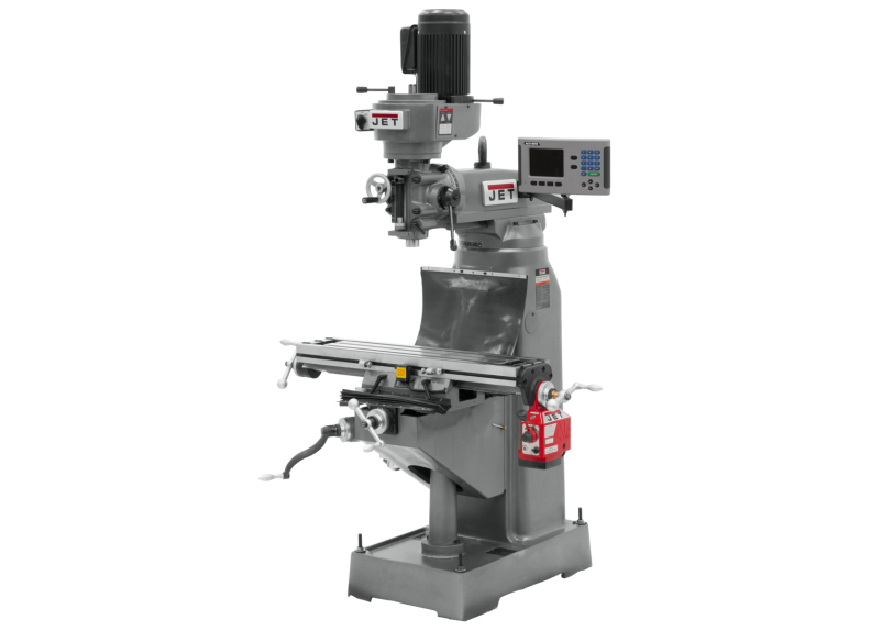 JVM-836-3 Mill With 3-Axis ACU-RITE 203 DRO (Knee) With X and Y-Axis Powerfeeds