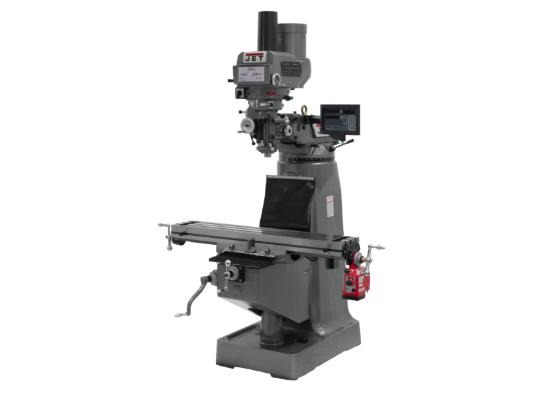 JTM-4VS Mill With Newall DP700 DRO With X-Axis Powerfeed and Power Draw Bar