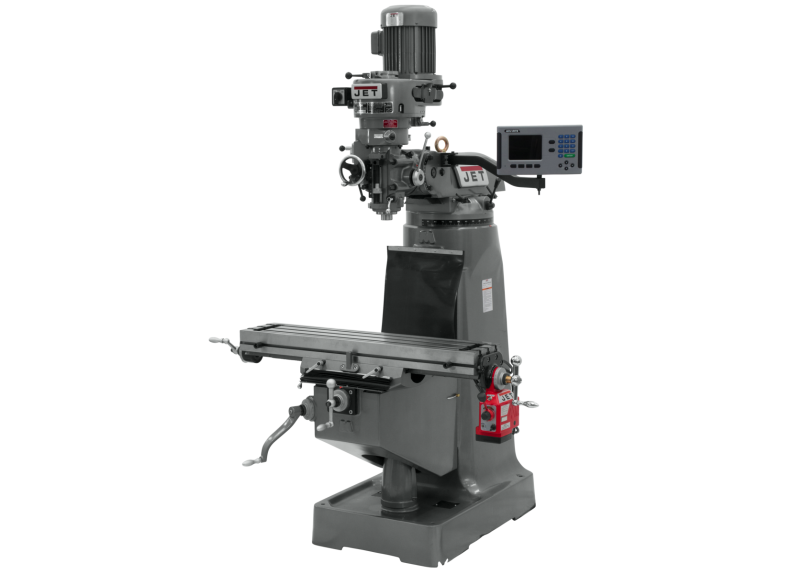 JTM-2 Mill With 3-Axis ACU-RITE 203 DRO (Quill) With X-Axis Powerfeed