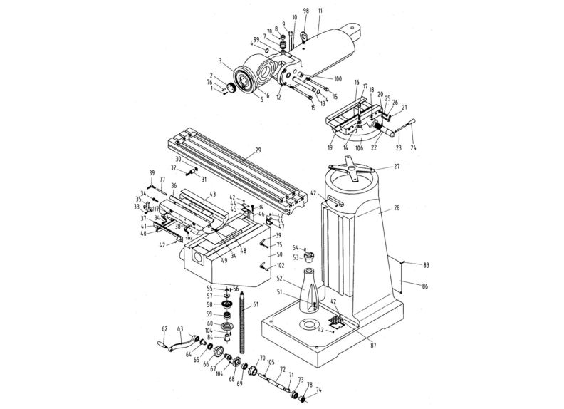 JTM-1 Base Assembly