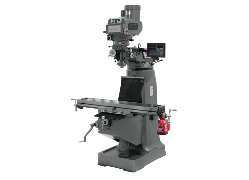 JTM-4VS Mill With 3-Axis Newall DP700 DRO (Quill) With X-Axis Powerfeed