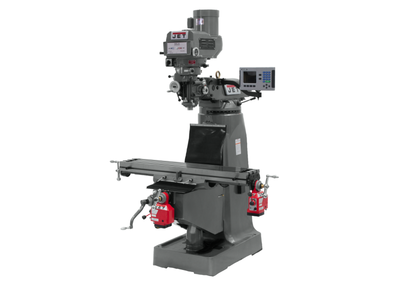 JTM-4VS Mill With ACU-RITE 203 DRO With X and Y-Axis Powerfeeds
