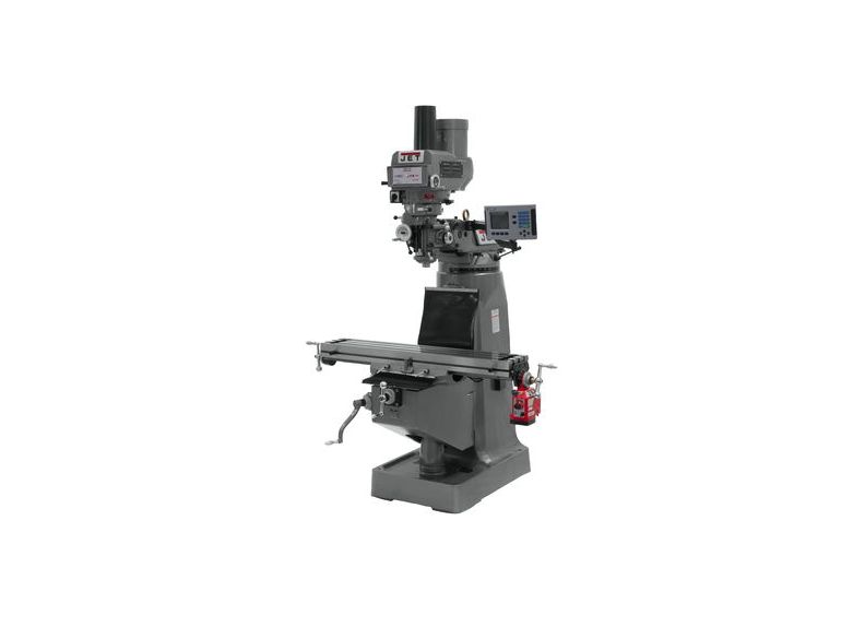JTM-4VS Mill With ACU-RITE 203 DRO With X-Axis Powerfeed and Power Draw Bar
