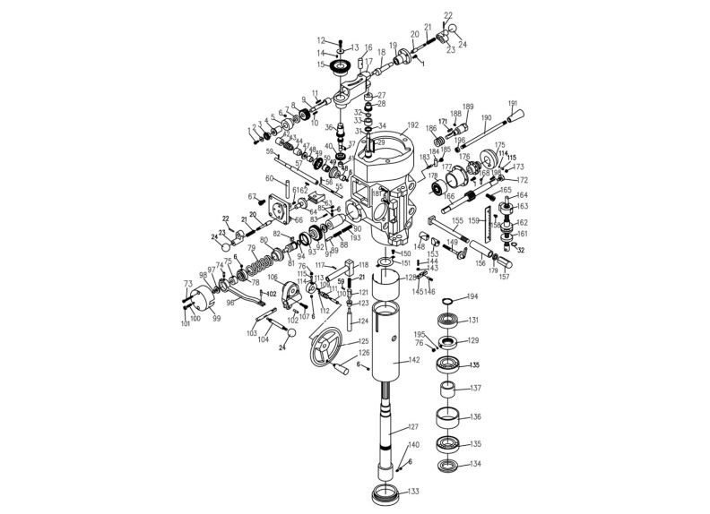 JTM-4VS Spindle Assembly