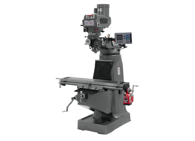 JTM-4VS Mill With 3-Axis ACU-RITE 203 DRO (Knee) With X-Axis Powerfeed