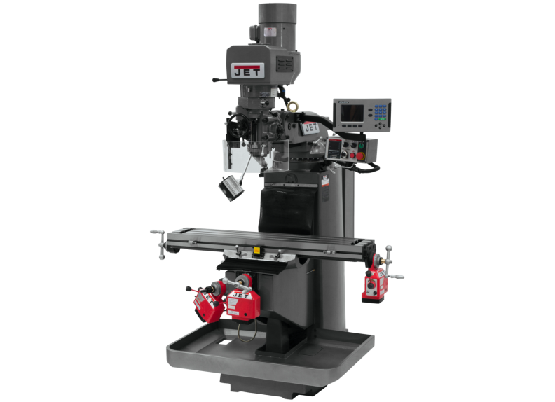 JTM-949EVS Mill With Acu-Rite 203 DRO With X, Y and Z-Axis Powerfeeds