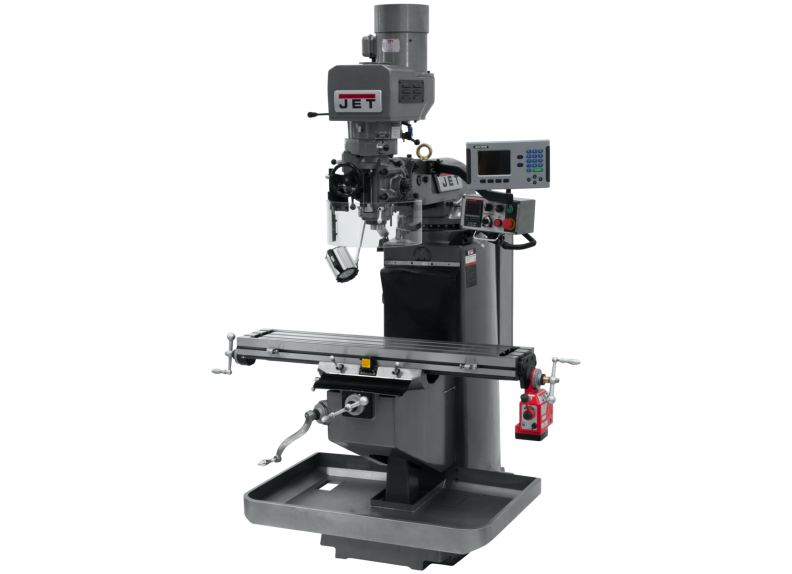 JTM-949EVS Mill With 3-Axis Acu-Rite 203 DRO (Knee) With X-Axis Powerfeed