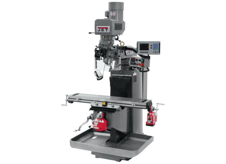 JTM-949EVS Mill With 3-Axis Acu-Rite 203 DRO (Quill) With X and Y-Axis Powerfeeds