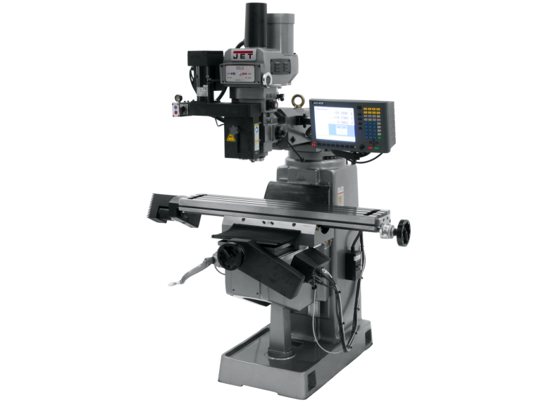 JTM-4VS Mill With 3-Axis ACU-RITE G-2 MILLPWR CNC With Air Powered Draw Bar