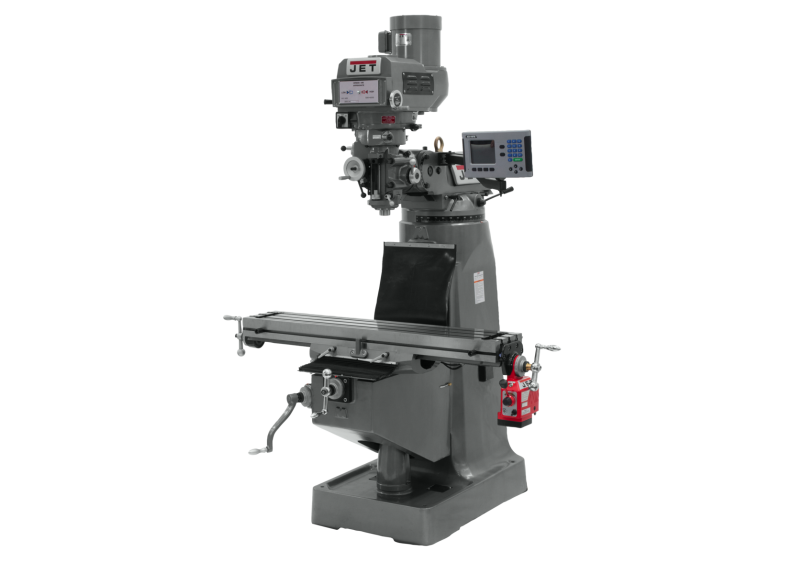 JTM-4VS-1 Mill With 3-Axis ACU-RITE 203 DRO (Knee) With X-Axis Powerfeed