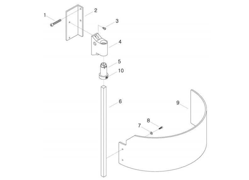 JTM-1050EVS2/230 Spindle Guard Assembly