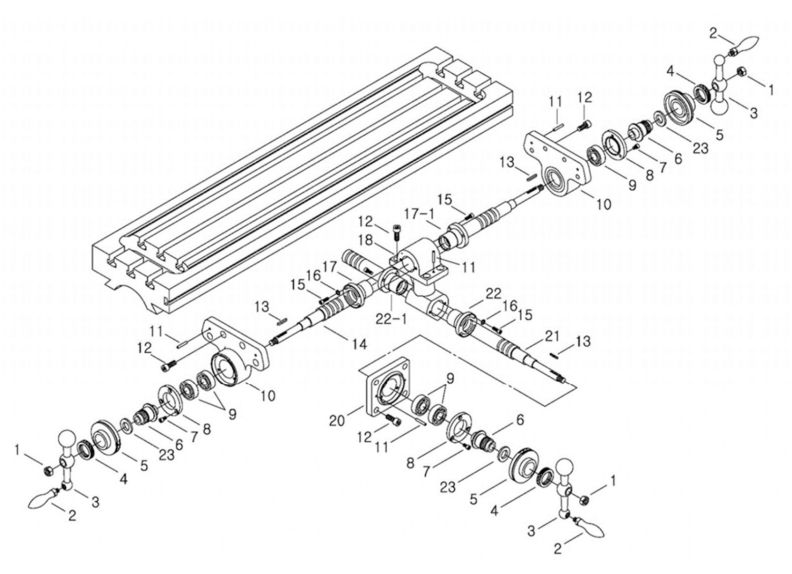 JTM-1254VS CNC Table Assembly