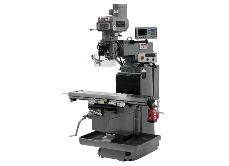 JTM-1254VS with ACU-RITE 203 DRO, X Powerfeed