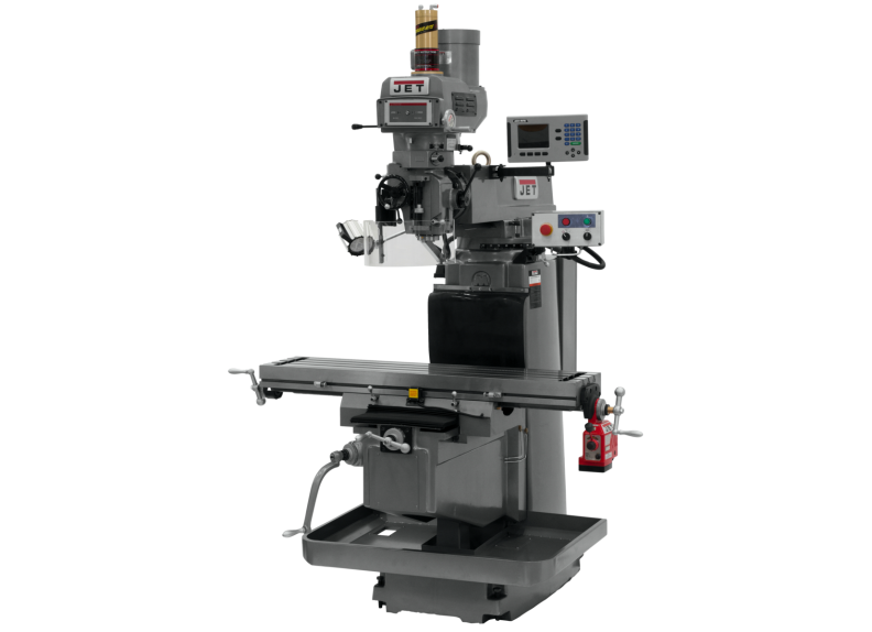 JTM-1254VS with ACU-RITE 203 DRO, X Powerfeed & Air Power Drawbar