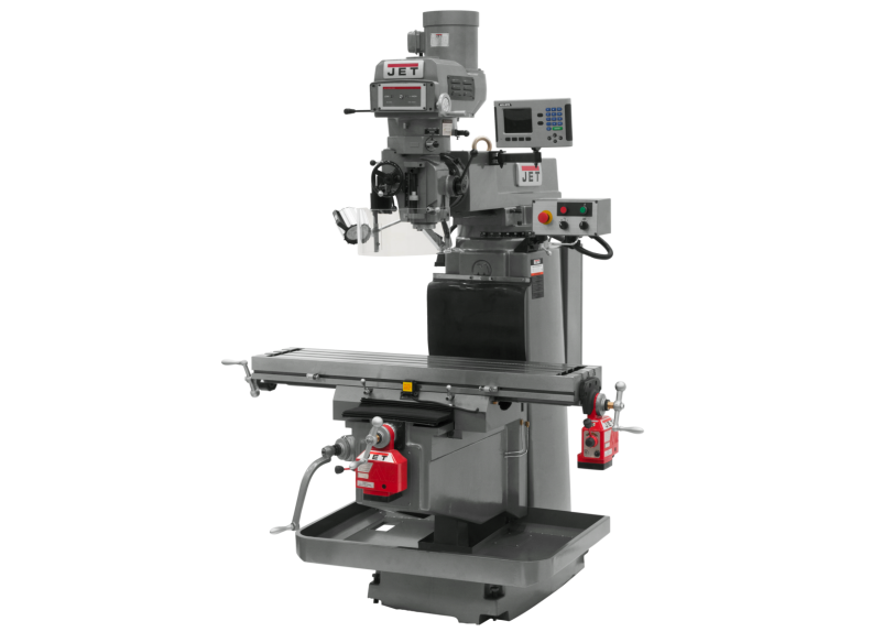 JTM-1254VS with ACU-RITE 203 3X (Q) DRO, X & Y Powerfeeds & Air Power Drawbar