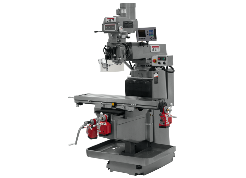 JTM-1254VS with ACU-RITE 203 3X (Q) DRO, X, Y & Z Powerfeeds