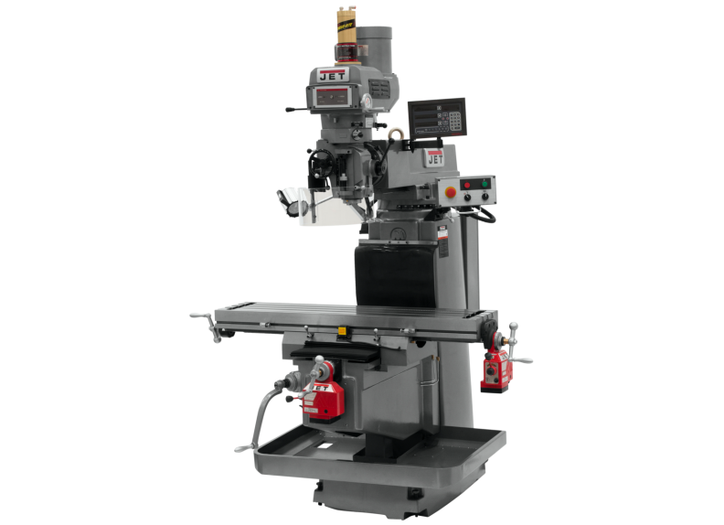 JTM-1254VS with NEWALL DP700 DRO X & Y Powerfeeds & Air Power Drawbar