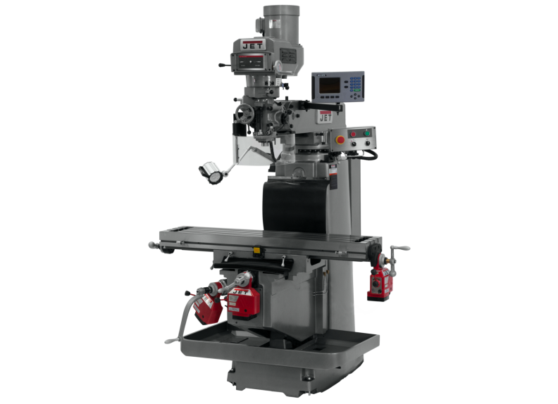 JTM-1254RVS with ACU-RITE 203 DRO X, Y & Z Powerfeeds