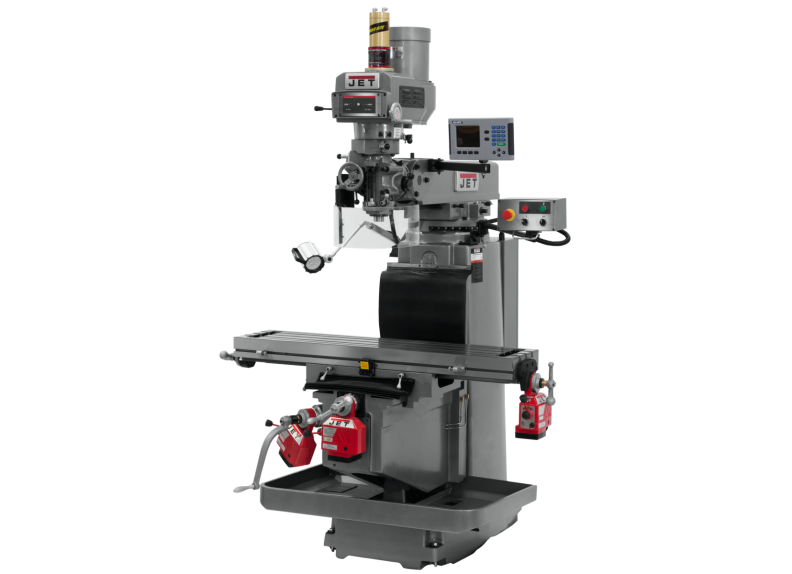 JTM-1254RVS with ACU-RITE 203DRO X, Y & Z Powerfeeds & Air Power Drawbar