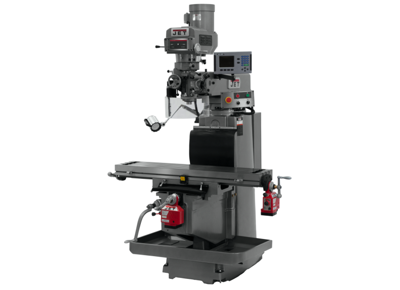 JTM-1254RVS with ACU-RITE 203 3X (K) DRO, X & Y Powerfeeds