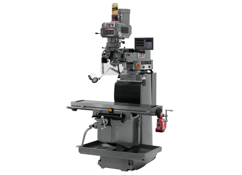 JTM-1254RVS with Newall DP700 DRO X Powerfeed and Air Power Drawbar