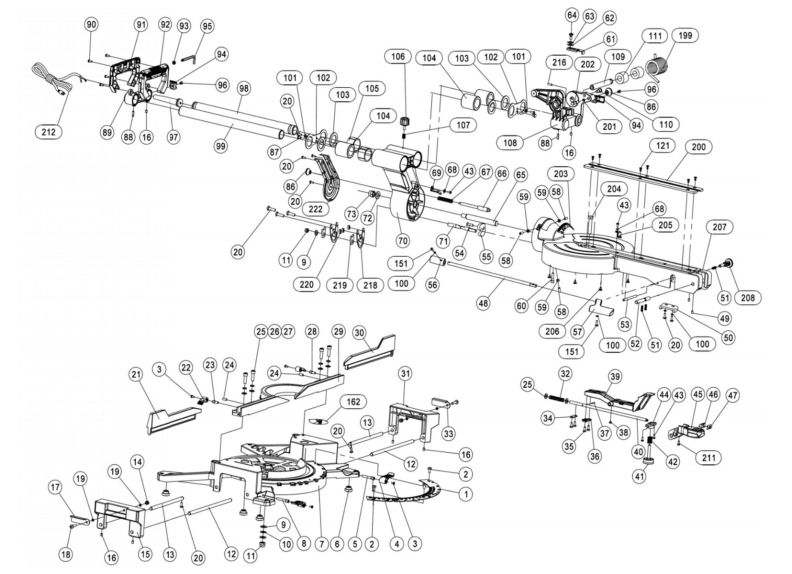 JMS-10X Miter Saw Assembly I