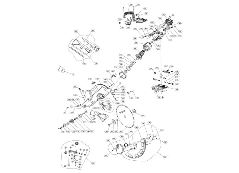 JMS-12X Miter Saw Assembly II