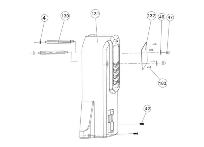 JJP-8BT Front Cover Assembly