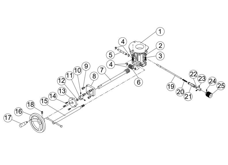 JWS-25X Elevator Assembly