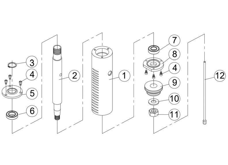 JWS-25X Quill Assembly