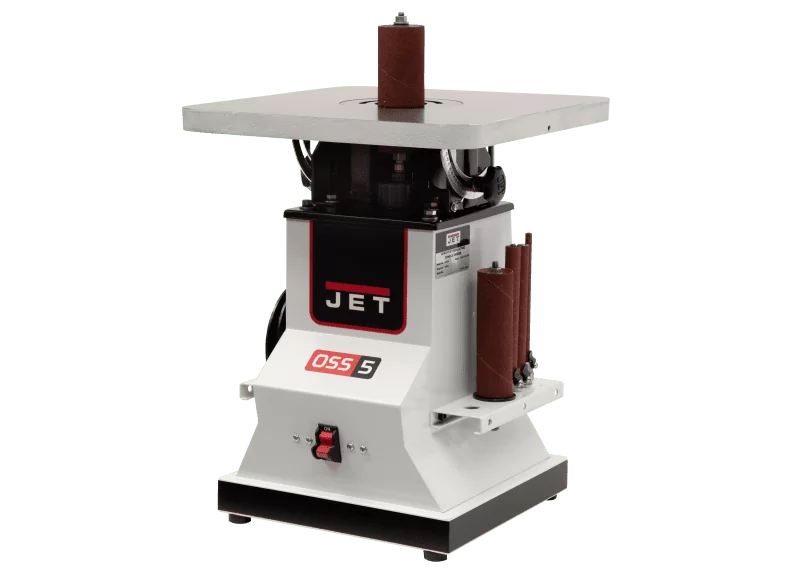 Hand deals spindle sander