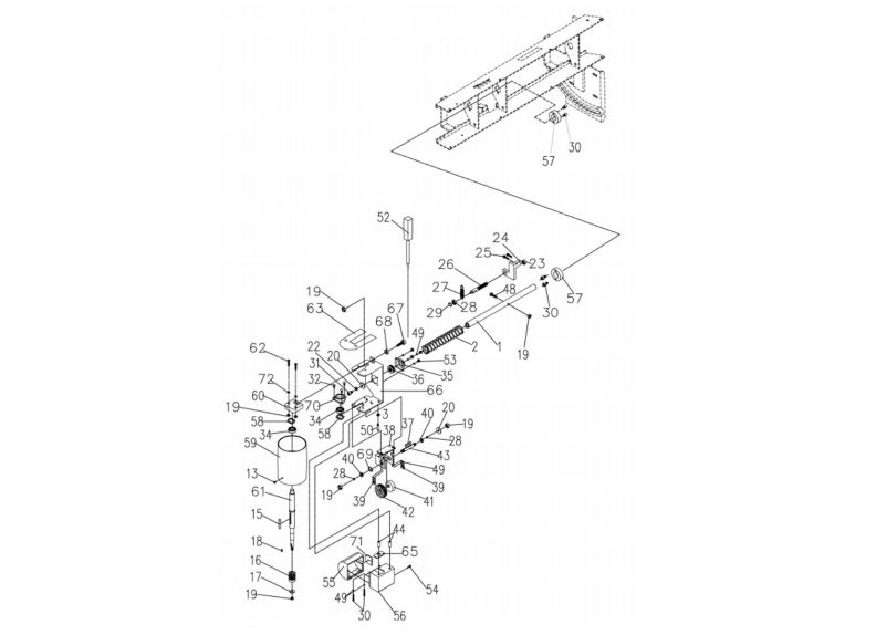 OES-80CS Idle Drum Assembly