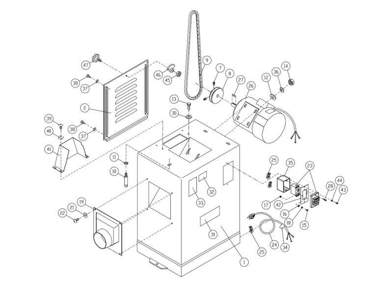 JJ-6CSDX Stand Assembly