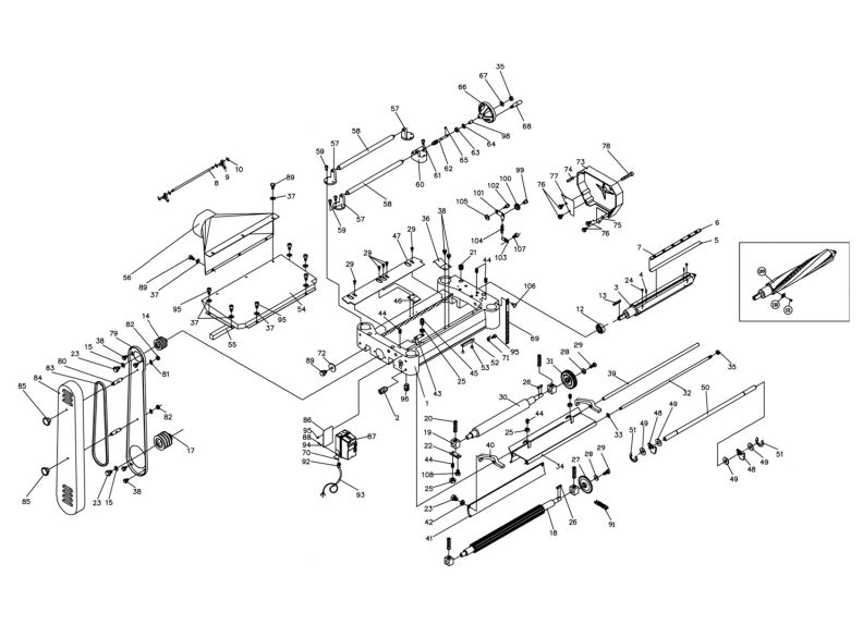 JWP-208-1 Head Assembly