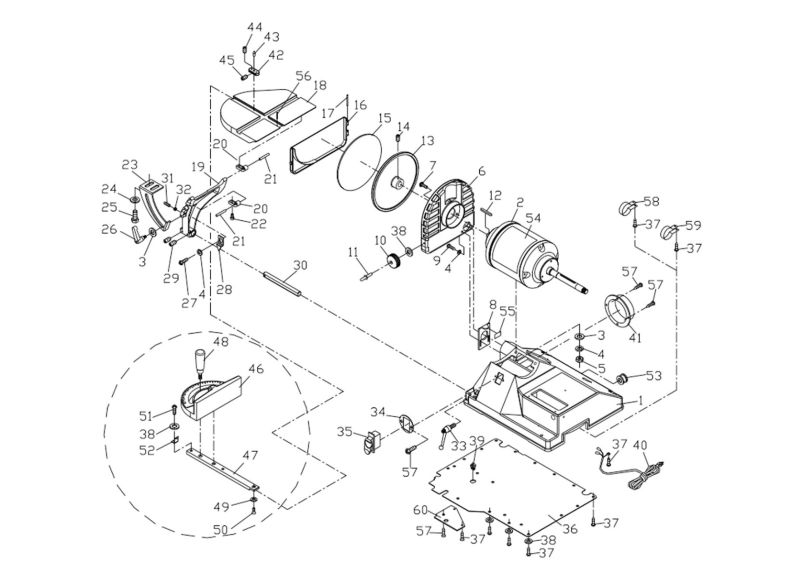 JSG96 Disc Sander Assembly JET Tools