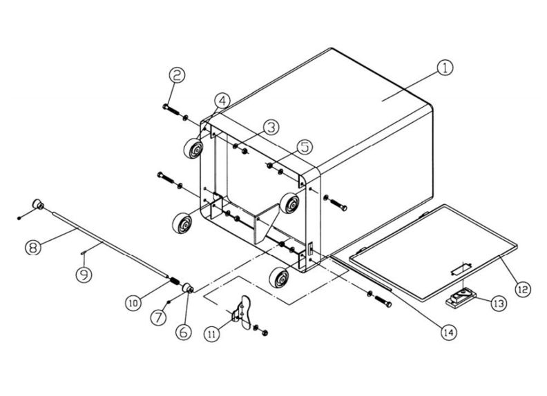 JSG-6CS Closed Stand Assembly