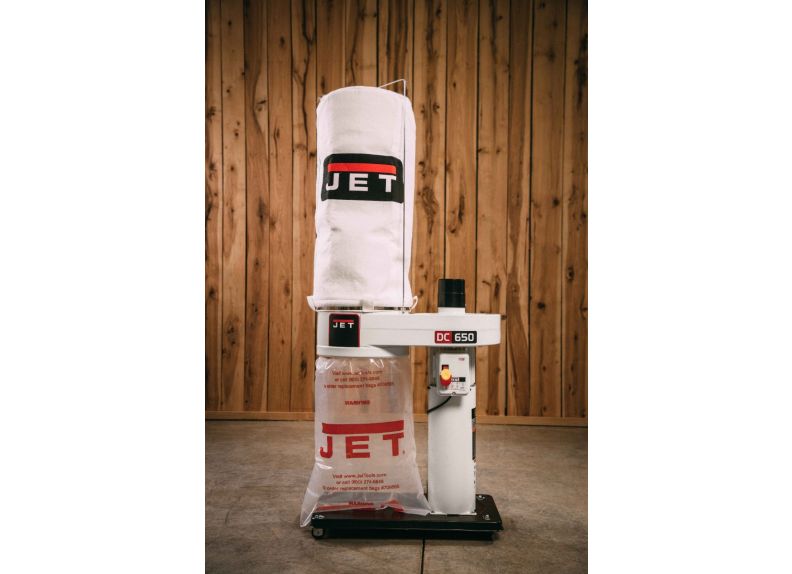 JET Vortex Cone Portable Dust Collector - 30 Micron Bag Filter