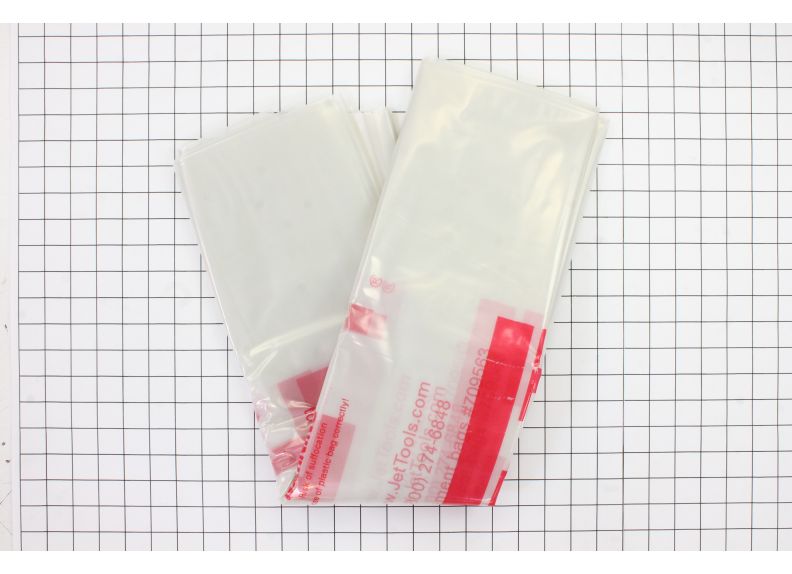 JET — CB-5 Replacement Clear Plastic Dust Collection Bags, Pack of 5
