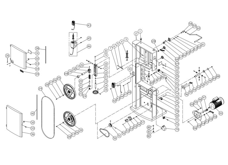 JWBS-15-3 Complete Machine