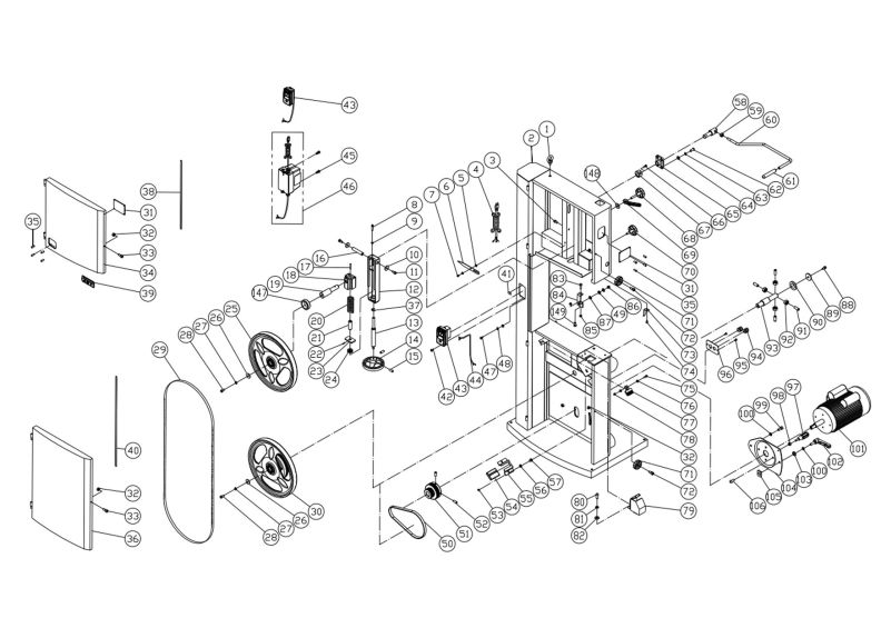 JWBS-18-3 Complete Machine