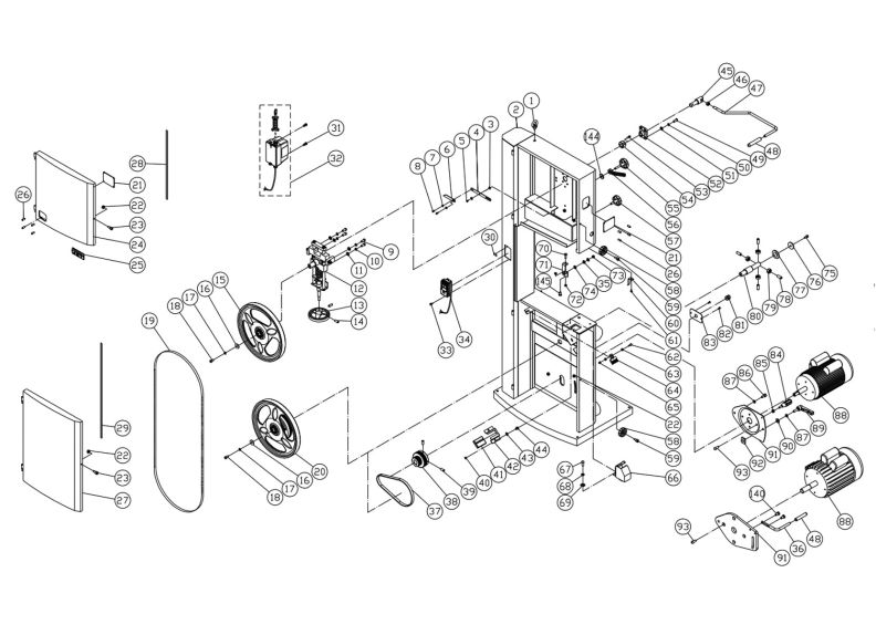 JWBS-20-3 Complete Machine